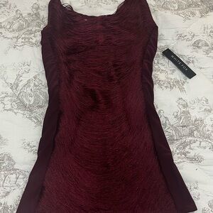 Burgundy Dress